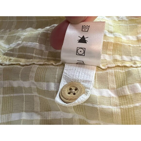 ExOfficio Beige Plaid Vented Button Long Short Sleeve Shirt  Men's XXL  Gorpcore - Picture 10 of 12